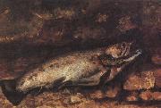 Gustave Courbet The Trout oil painting artist